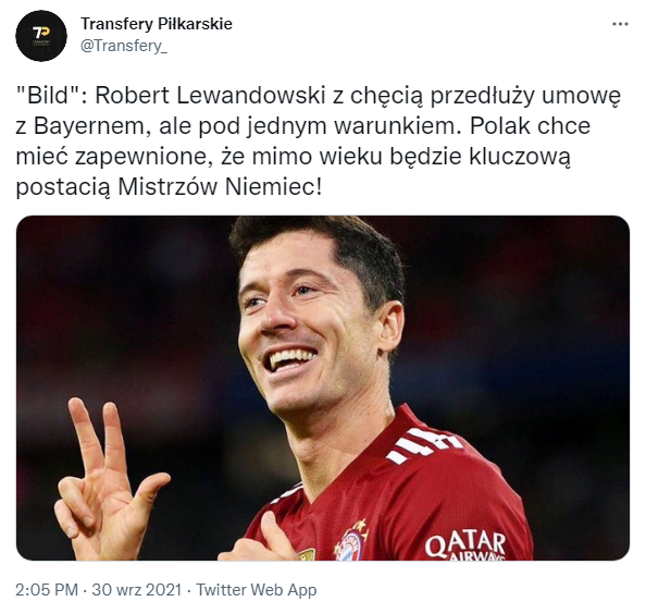 Lewy chętny na PRZEDŁUŻENIE umowy z Bayernem, ale POD JEDNYM WARUNKIEM!